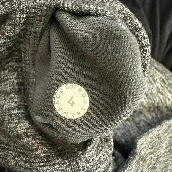 Lululemon Wunder Under Hi-Rise Tight 25" Heathered Black Sz 4 - Picture 4 of 4